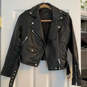 Bershka leather jacket